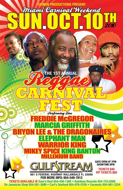 Reggae clubs in miami florida - Find Reggae concerts happening in 2023 near you. Buy tickets for every upcoming concert, festival, gig and tour date taking place in Miami ... , Miami, FL, US . Saturday 27 May 2023 - Sunday 28 May 2023; Afro Nation Miami 2023 Burna Boy, Beenie Man, ... Sat 13 May 2023 Club Space Miami Miami, FL, US. Iggy Pop. Fri 20 Oct 2023 III Points ...